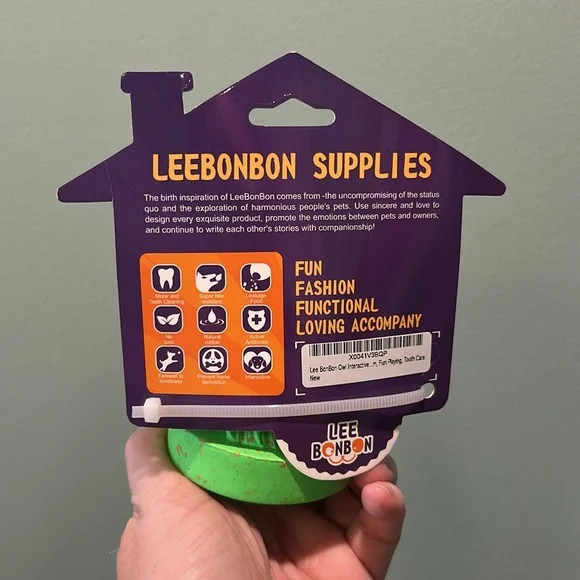 ✨BNWT - Boogs & Poods Wise Owl Treat Dog Toy✨ - Picture 5 of 5